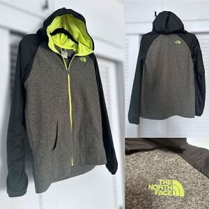 THE NORTH FACE • Glacier Full Zip Hoodie Jacket Winter Coat Size XL 18/20